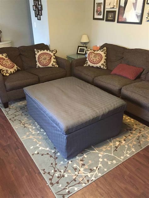 diy ottoman with storage.